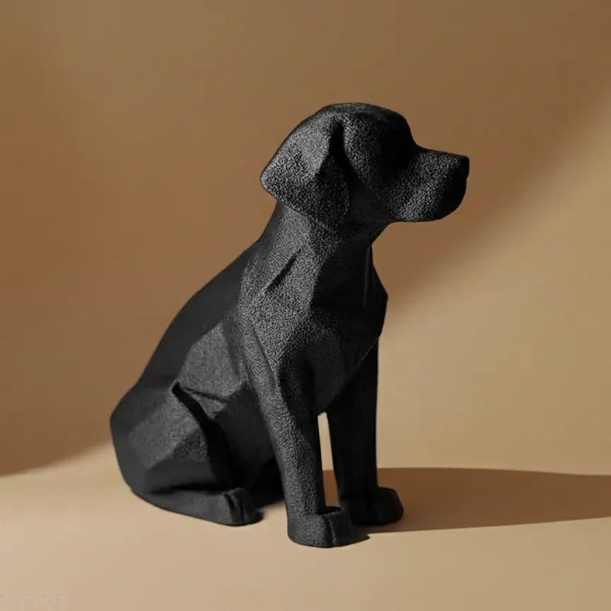 Labrador Figura 3D štampana figura psa poklon Lumora